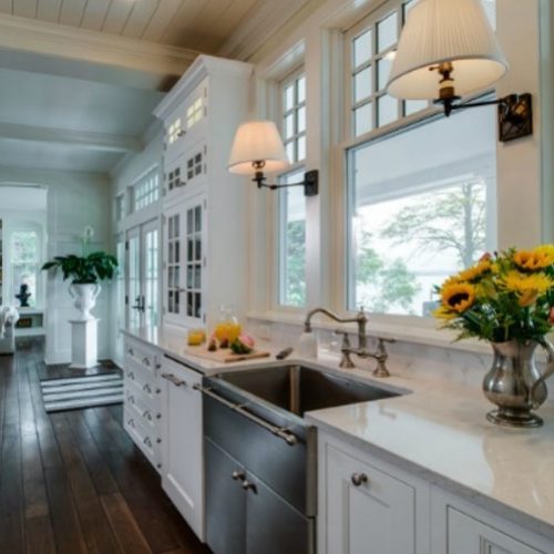 Luxury Kitchen, White Countertops